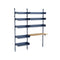 Slot Shelving  option Small and Large Desk Extension Kit