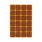Flower Grid Rug  option Hazelnut / Pink / Yellow / 5 ft 1 in x 7 ft 7 in