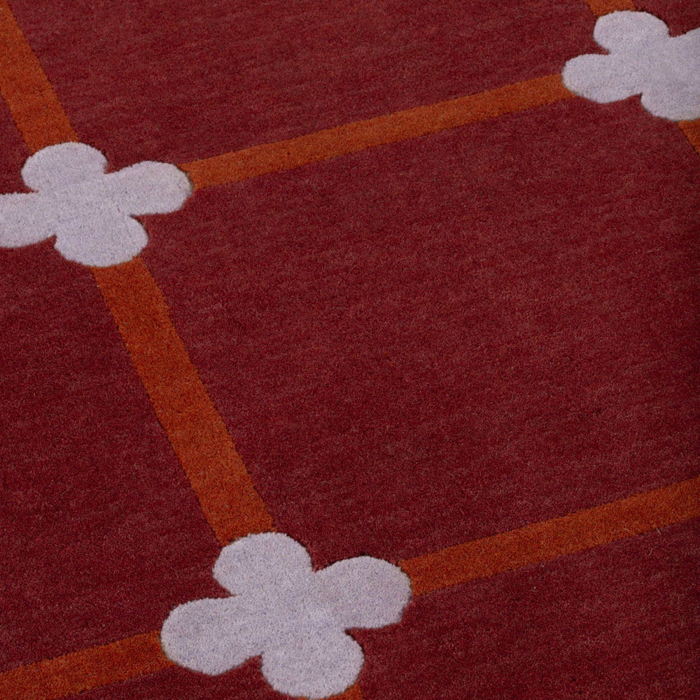 Flower Grid Rug