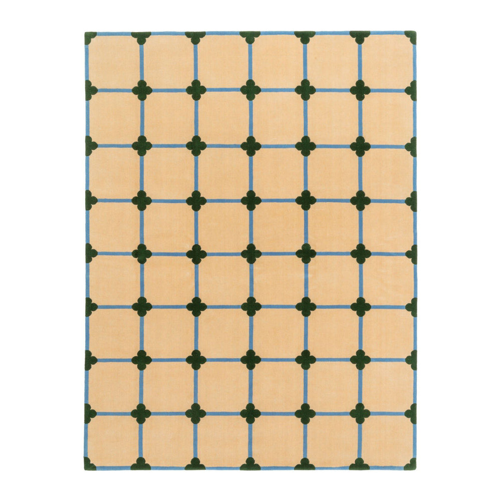 Flower Grid Rug