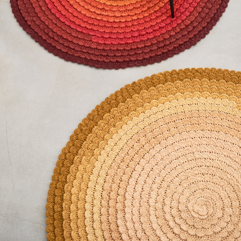Swirl Round Rug