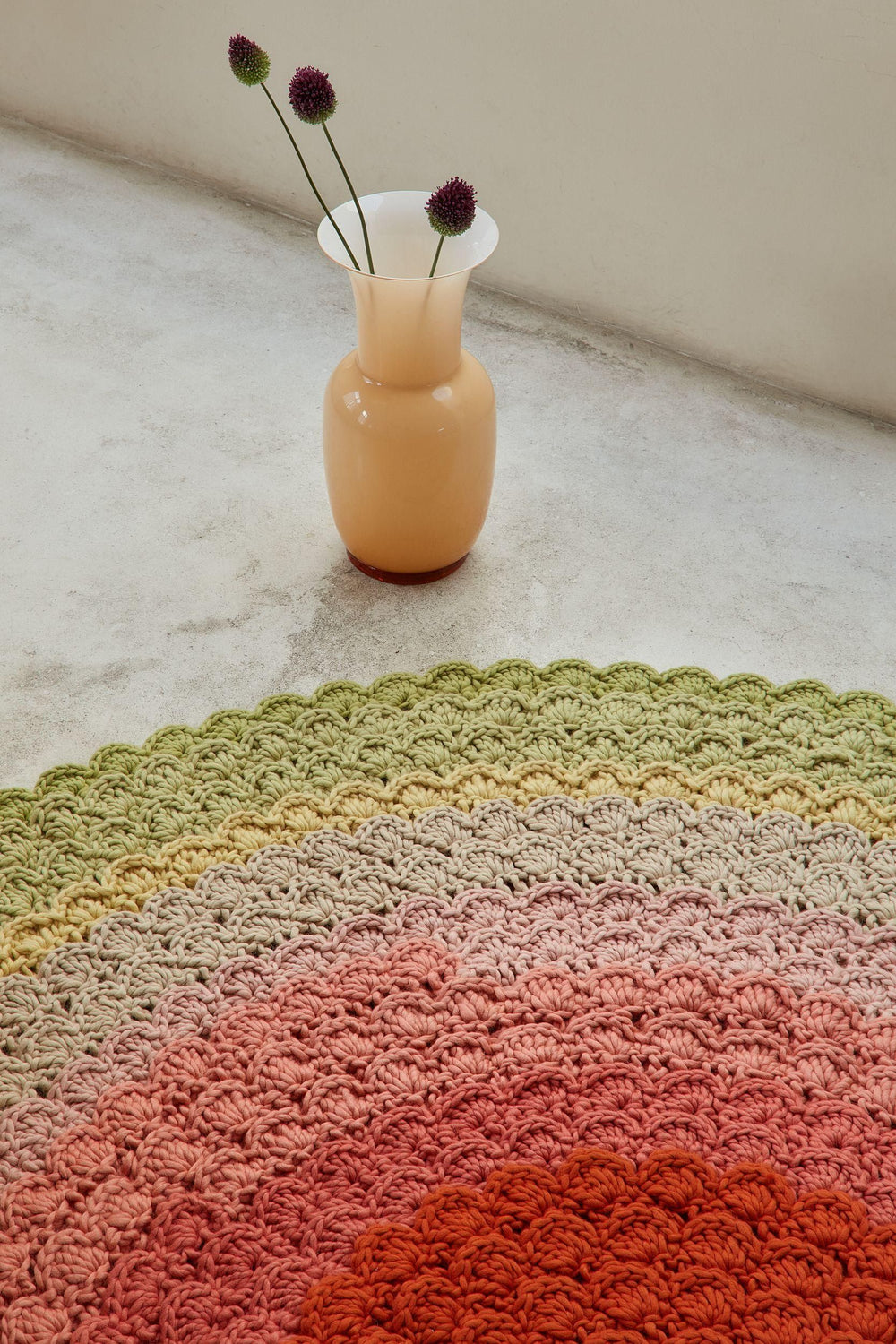 Swirl Round Rug