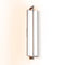 Allavo Medium LED Wall Sconce  option Brushed Aluminum / Walnut