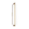 Allavo Medium LED Wall Sconce  option Brushed Brass / Walnut