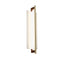 Merus LED Wall Sconce  option Brushed Brass / Walnut