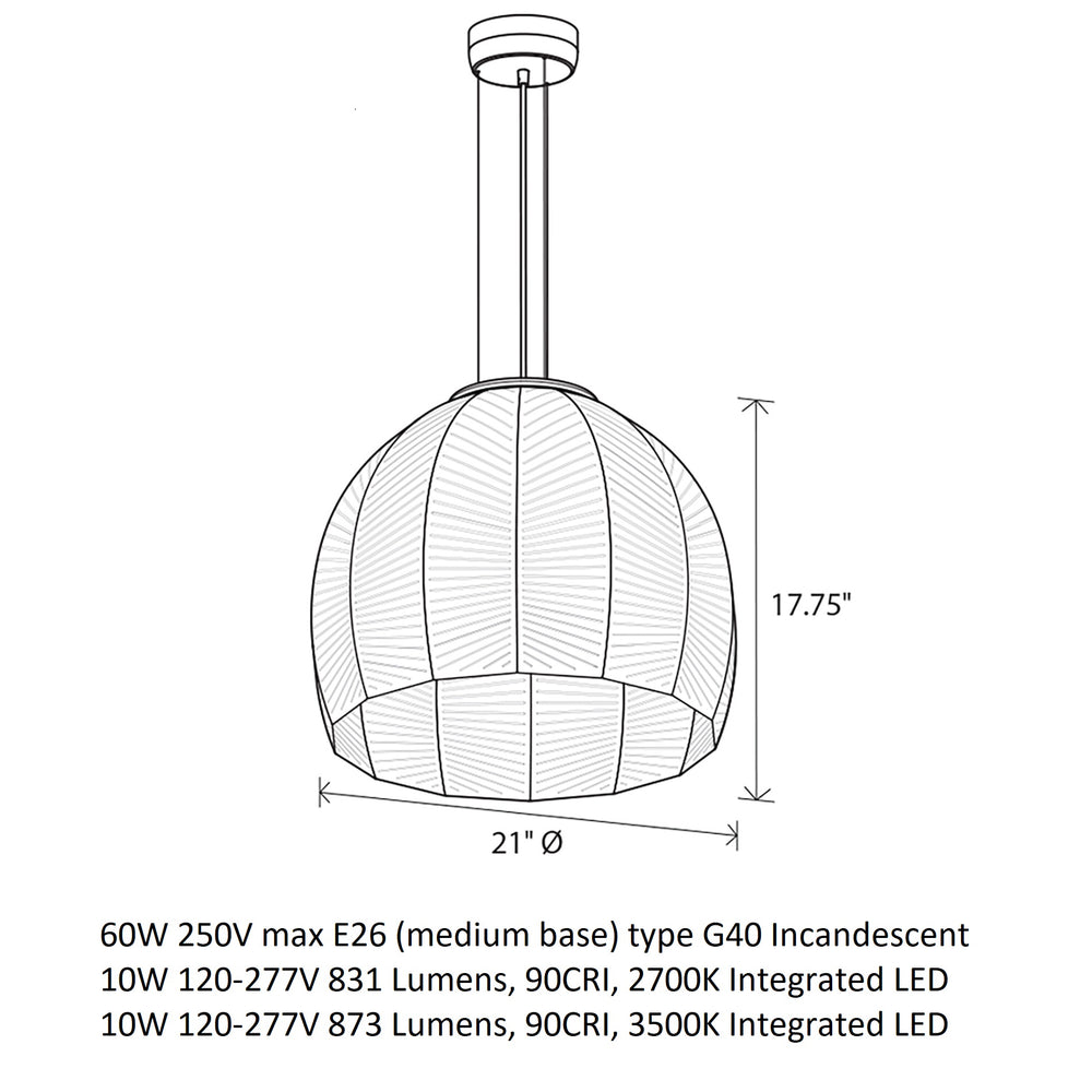 Amicus 21 Pendant Light