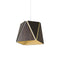 Calx LED Pendant Light  option Brushed Brass