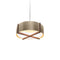 Cerno Plura 18 Pendant Light  option Distressed Brass