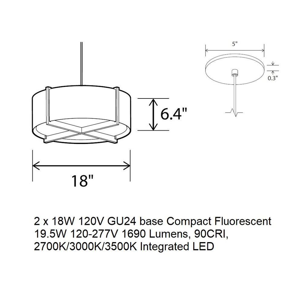 Cerno Plura 18 Pendant Light
