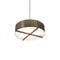 Cerno Plura 24 Pendant Light  option Distressed Brass
