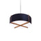 Cerno Plura 24 Pendant Light  option Matte Black with Matte White Interior