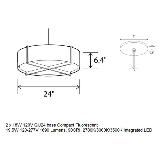 Cerno Plura 24 Pendant Light