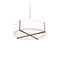Cerno Plura 24 Pendant Light  option Dark Stained Walnut