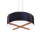 Cerno Plura 36 Pendant Light  option Matte Black with Matte White interior