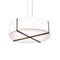 Cerno Plura 36 Pendant Light  option Dark Stained Walnut