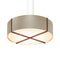 Cerno Plura 46 Pendant Light  option Distressed Brass