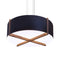 Cerno Plura 46 Pendant Light  option Matte Black with Matte White Interior