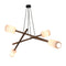 Locus Chandelier  option Walnut