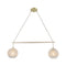 Miro Chandelier  option Brushed Brass