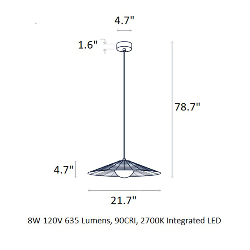 Nans S/55 Outdoor LED Pendant Light
