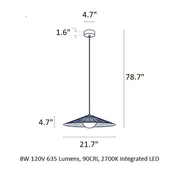 Nans S/55 Outdoor LED Pendant Light