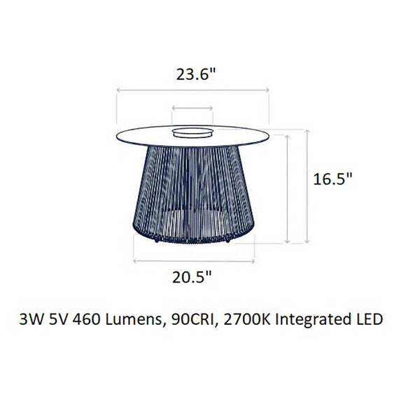 Nit Outdoor LED Table