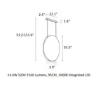 Noren Round LED Pendant Light