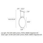 Noren Round LED Pendant Light