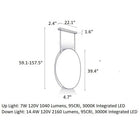 Noren Round LED Pendant Light