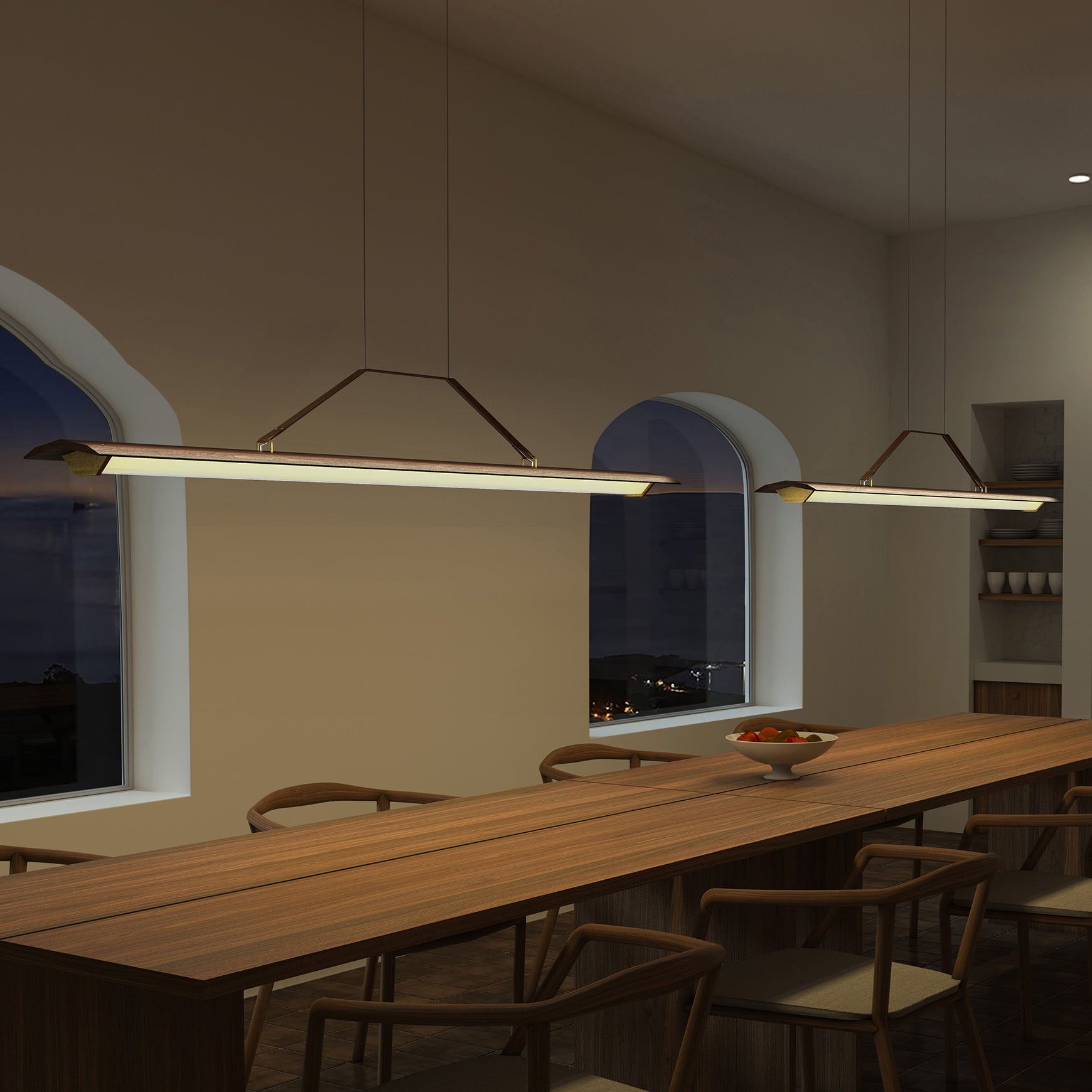 Cerno Penna LED Linear Pendant Light - 2Modern