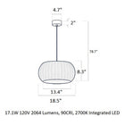Perris Outdoor LED Pendant Light