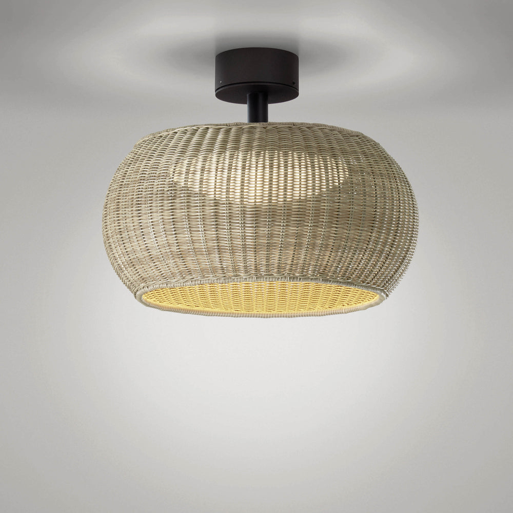 Perris Outdoor LED Semi Flush Mount