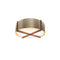 Cerno Plura 24 Flush Mount  option Distressed Brass