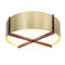 Cerno Plura 46 Flush Mount  option Brushed Brass