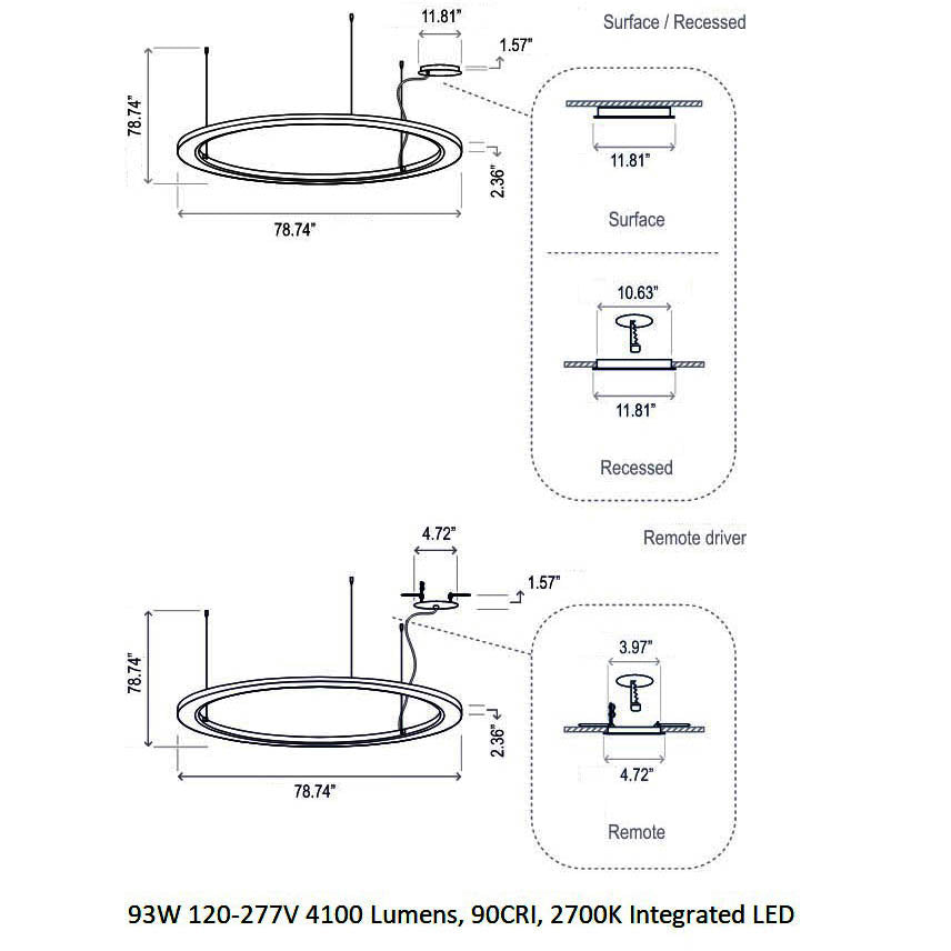 Roda LED Pendant Light