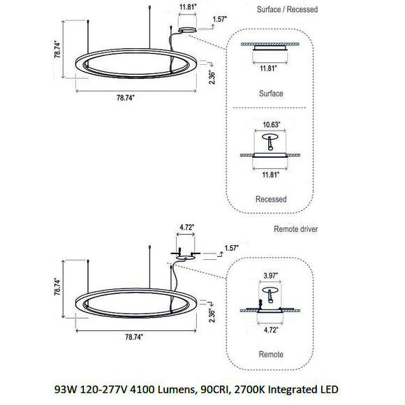 Roda LED Pendant Light