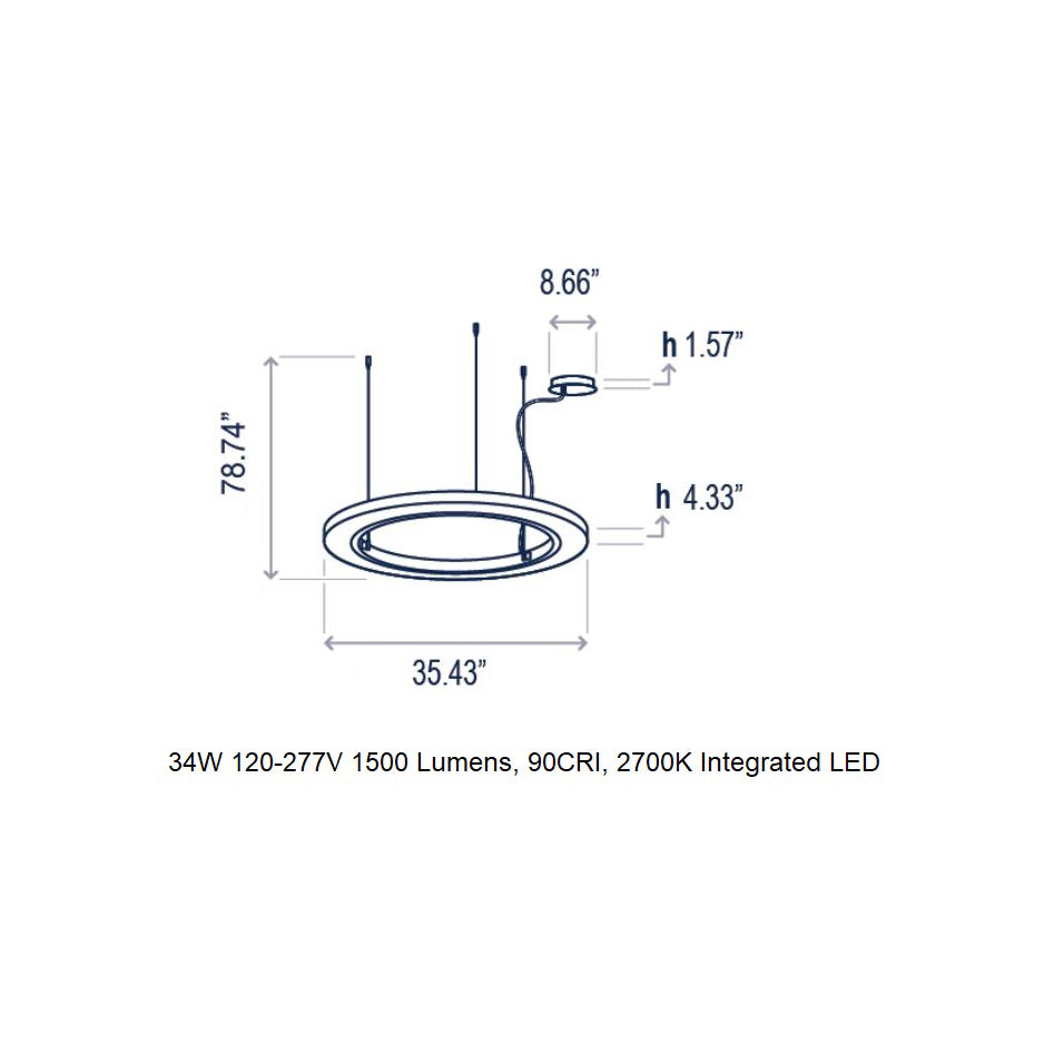Roda LED Pendant Light