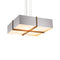 Veram 24 LED Pendant Light  option Brushed Aluminum