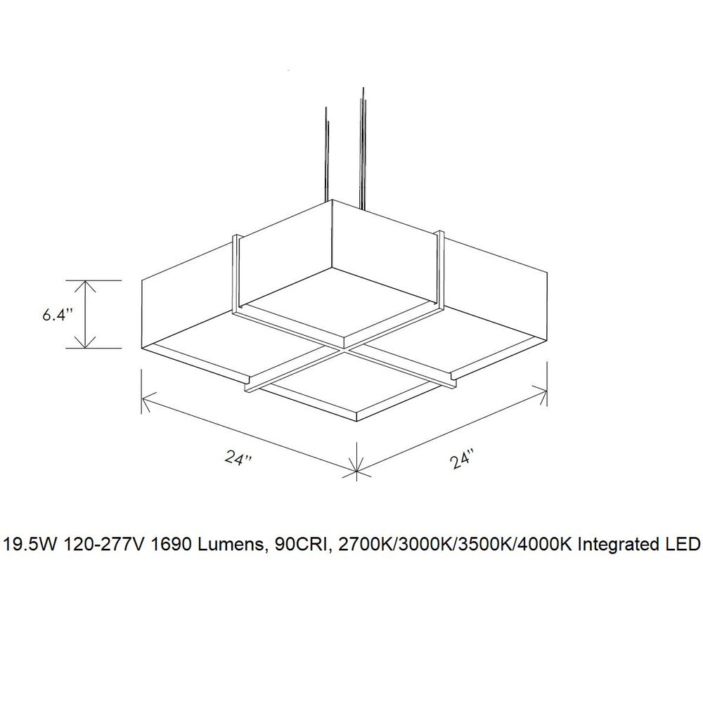 Veram 24 LED Pendant Light