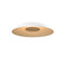 Volo Flush Mount  option White Interior / White Exterior Shade with White Washed Oak Disc