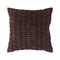 Gathered Diamond Velvet Pillow  option Brown