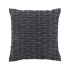 Gathered Diamond Velvet Pillow