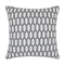 Textured Cotton Pattern Pillow  option White/Grey 2