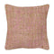 Textured Silk Fabric Pillow  option Pink/Natural