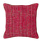 Textured Silk Fabric Pillow  option Red/Natural