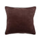 Velvet Throw Pillow  option Brown