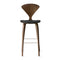Stool with Wood Base - Upholstered Seat  option Bar: 29 in height