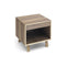 Bedside Table with Drawer  option Natural Walnut