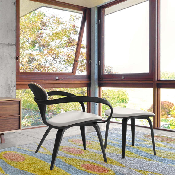 Lounge Armchair - Upholstered Seat and Back