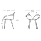 Lounge Armchair - Upholstered Seat and Back